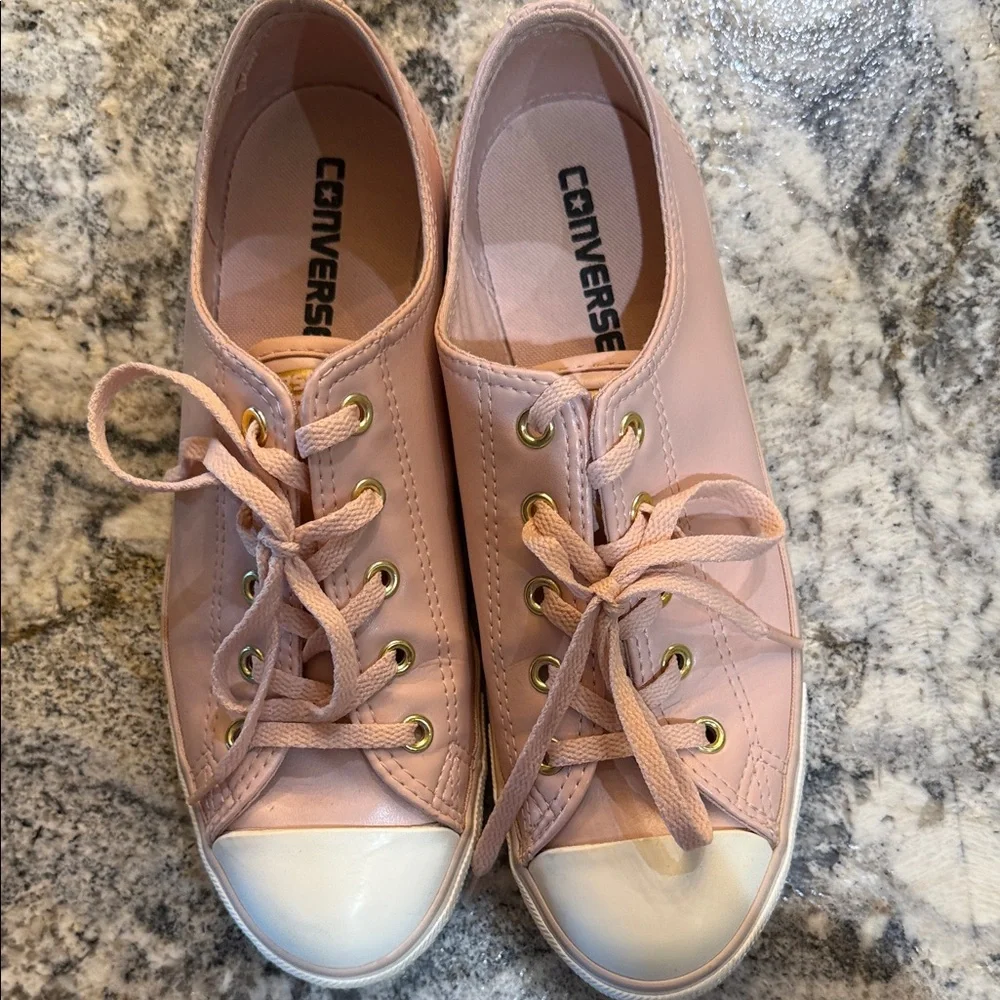 Converse Women's Light Pink Sneakers - Picture 6 of 6